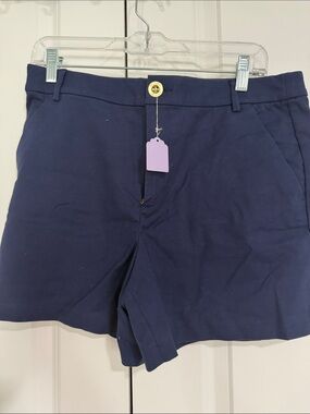 Lilly Pulitzer Navy Flat-Front Men's Shorts